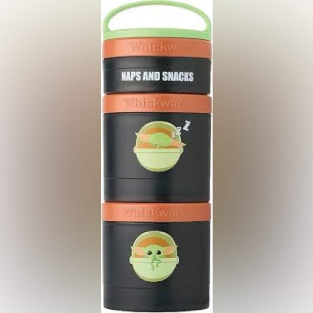 Whiskware Star Wars The Mandalorian Grogu stackable snack container.